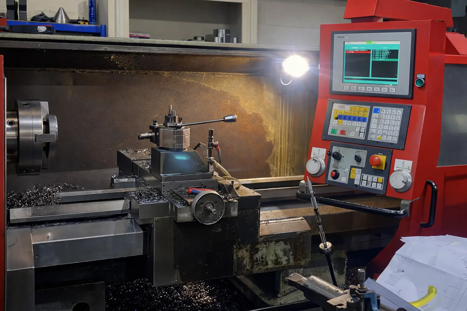 Tour horizontale CNC
