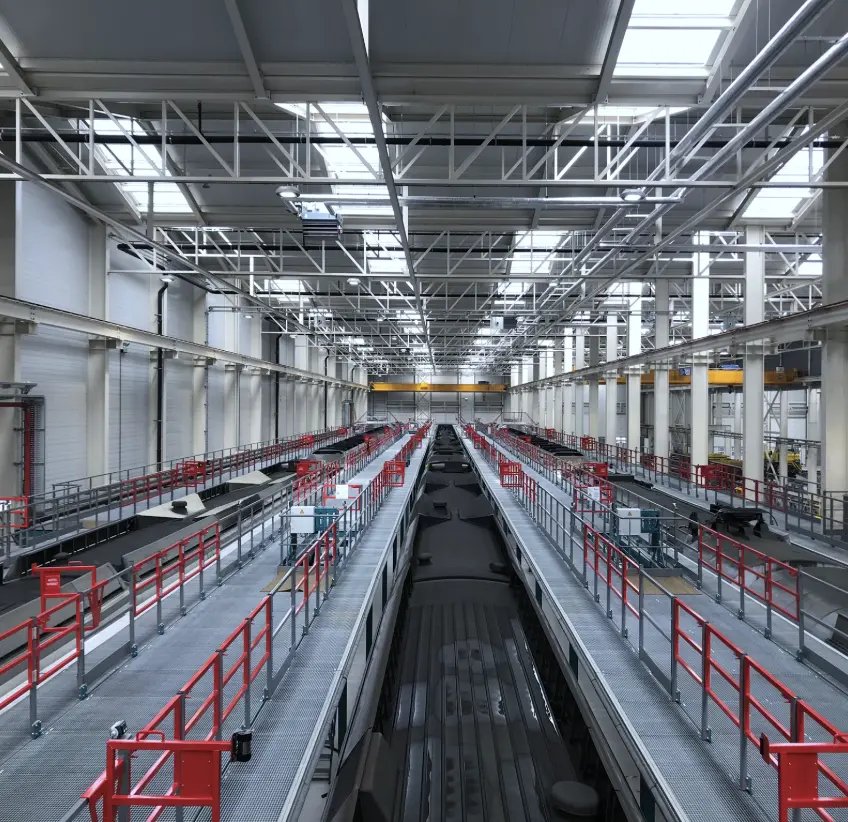 Passerelle d'accès toiture